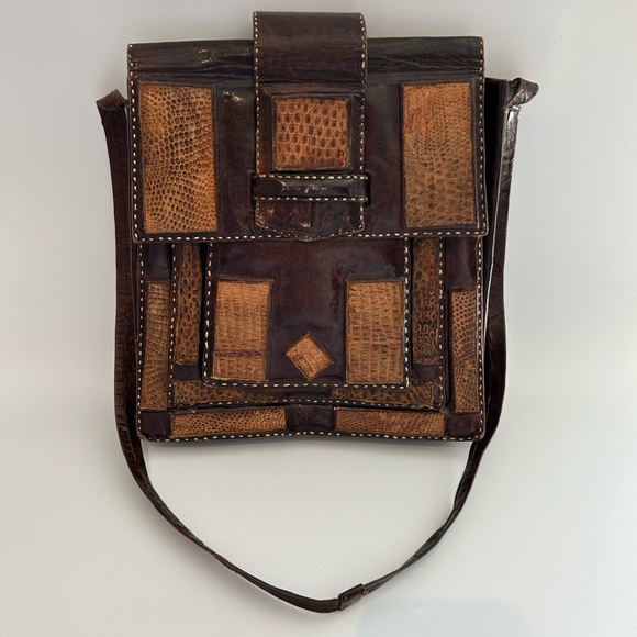 Reptile shoulder bag - Picture 3 of 12